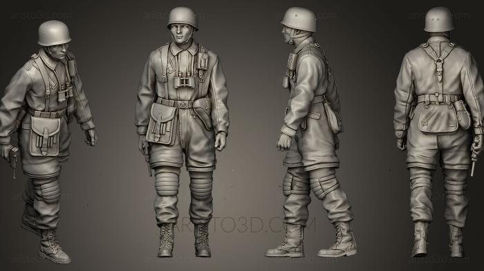 Military figurines (STKW_0045) 3D model for CNC machine